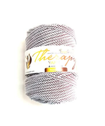 Μακό Κορδόνι Lurex σε δίχτυ 7mm Bordoeux 01