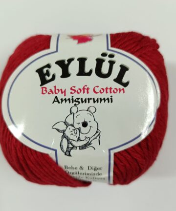 Baby Soft Cotton Amigurumi Red 115