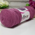 Diva Cotton Ribbon Damson 60