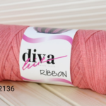 Diva Cotton Ribbon Coral 2136