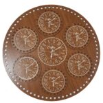 Σετ δίσκος με 6 σουβέρ (35x35cm) 86