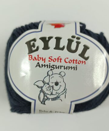 Baby Soft Cotton Amigurumi Dark Blue 125