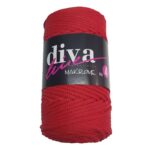 Diva Makrame 4mm Red 100