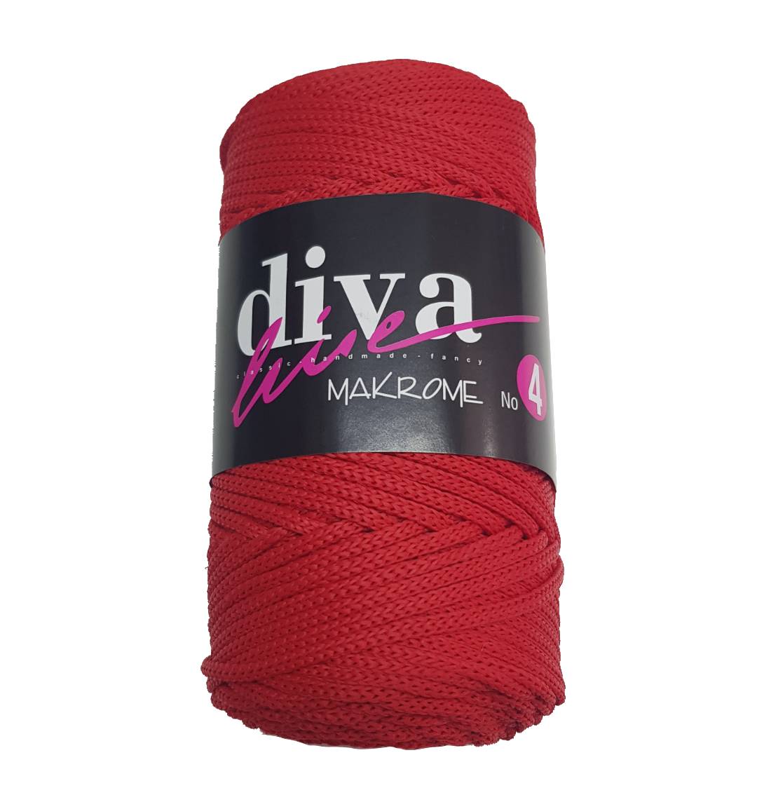 Diva Makrame 4mm Red 100