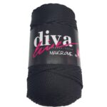 Diva Makrame 4mm Black 270
