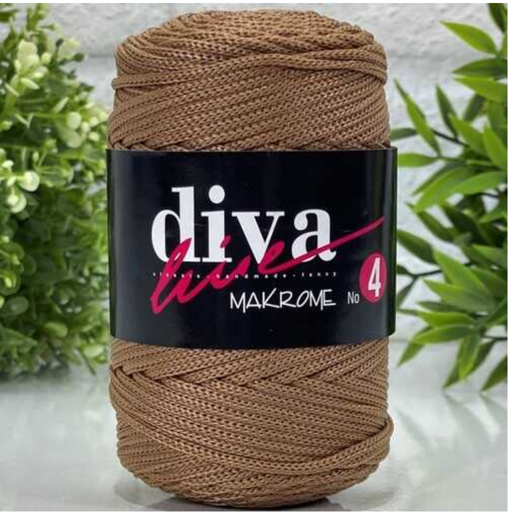 Diva Makrame 4mm Camel 38