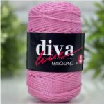 Diva Makrame 4mm Medium Pink 74