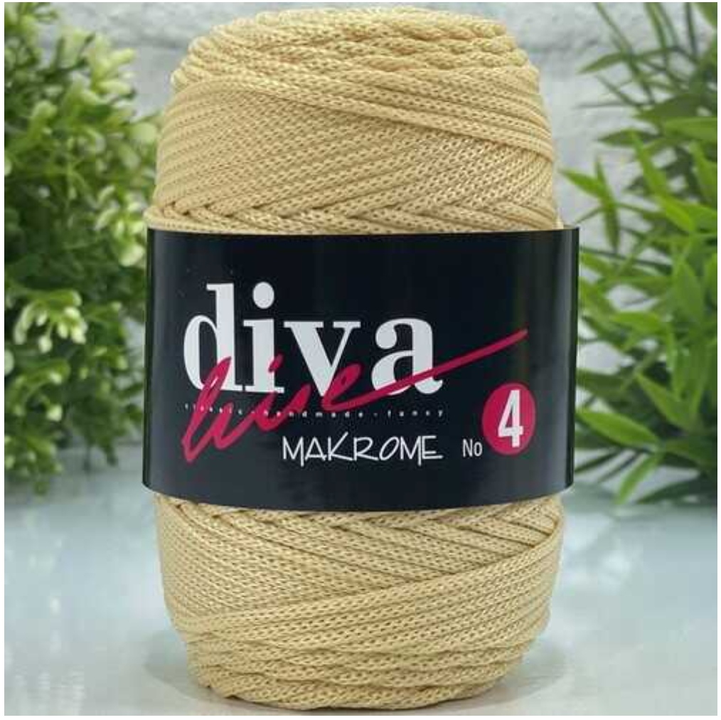 Diva Makrame 4mm Chik Peas 35
