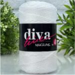 Diva Makrame 4mm White 01