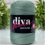 Diva Makrame 4mm Menthol Green 168