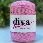 Diva Makrame 3mm Medium Pink 74