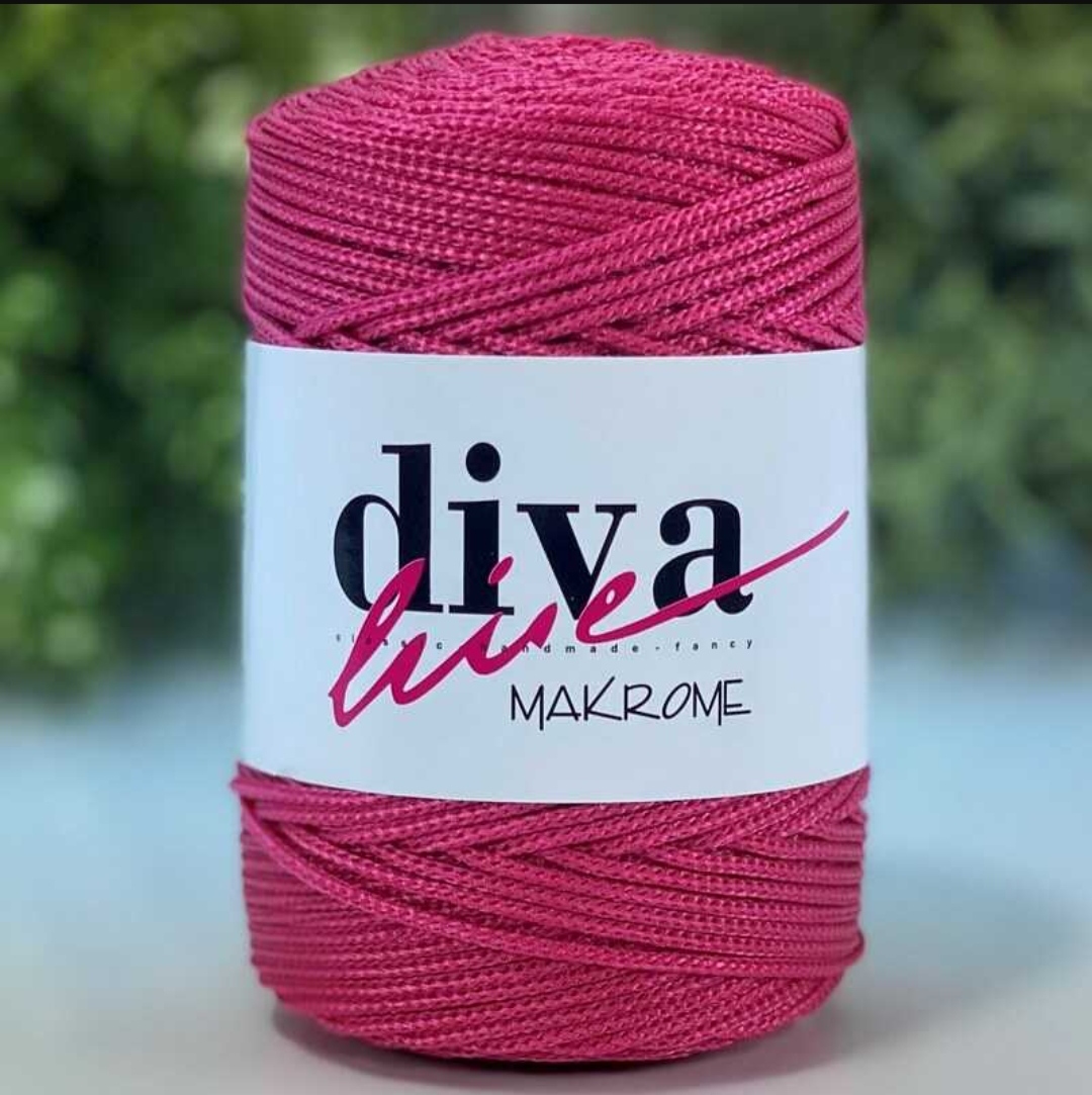 Diva Makrame 3mm Fuschia 80