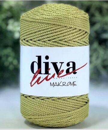 Diva Makrame 3mm Gold 50