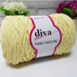 Diva Cotton 4mm Soft Yellow 1002