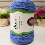 Makrame Cotton Slim Blue 1256