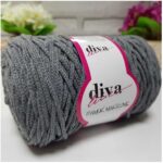 Diva Cotton 4mm Medium Grey 194