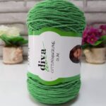 Makrame Cotton Slim Apple Green 1969