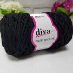 Diva Cotton 4mm Black 2111