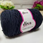 Diva Cotton 4mm Navy Blue 2112