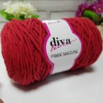 Diva Cotton 4mm Red 2126