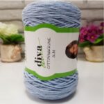Makrame Cotton Slim Baby Blue 214