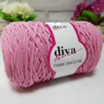 Diva Cotton 4mm Medium Pink 229