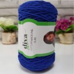 Makrame Cotton Slim Sax Blue 2601