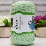 Makrame Cotton Slim Water Green 487