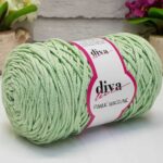 Diva Cotton 4mm Water Green 487