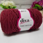 Diva Cotton 4mm Bordoeux 999