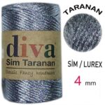 Diva Lurex Χτενίζετε Silver