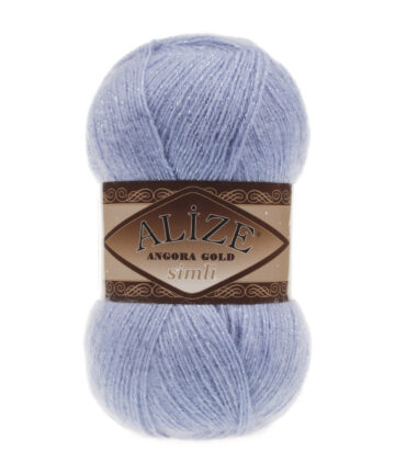 Angora Gold Simli Blue 40