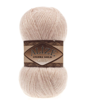 Angora Gold Simli Champaigne 404