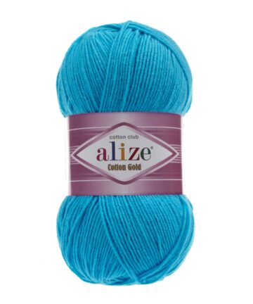Cotton Gold Ocean Blue 16