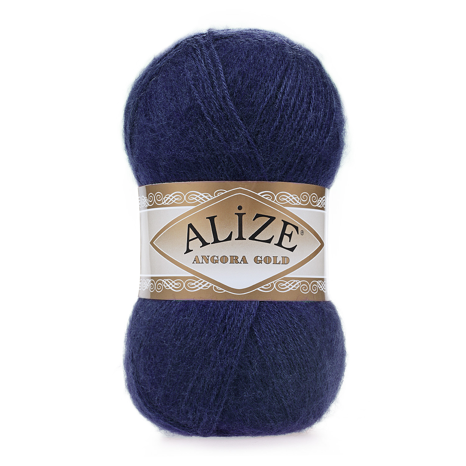 Angora Gold Navy Blue 58