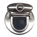 Κούμπωμα Τσάντας 3x3.5cm Ασημί Μεσαίο  22