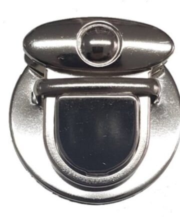 Κούμπωμα Τσάντας 3x3.5cm Ασημί Μεσαίο  22