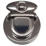 Κούμπωμα Τσάντας 3x2.5cm Μικρό Ασημί 55