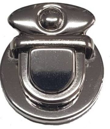 Κούμπωμα Τσάντας 3x2.5cm Μικρό Ασημί 55