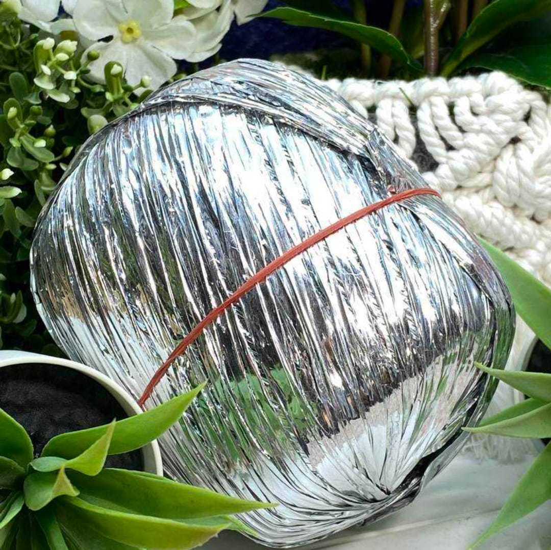Rafya Metallic Silver 02