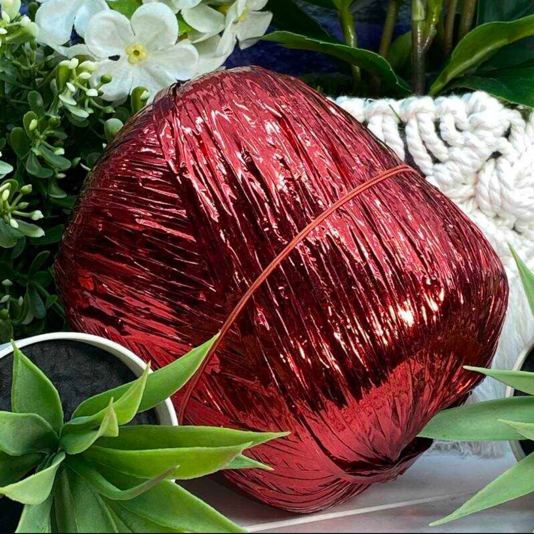 Rafya Metallic Red 11