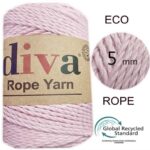 Rope Yarn 5mm Pink 2130