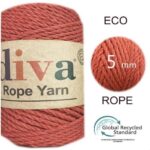 Rope Yarn 5mm Red 2126