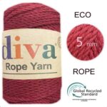 Rope Yarn 5mm Bordoeux 999