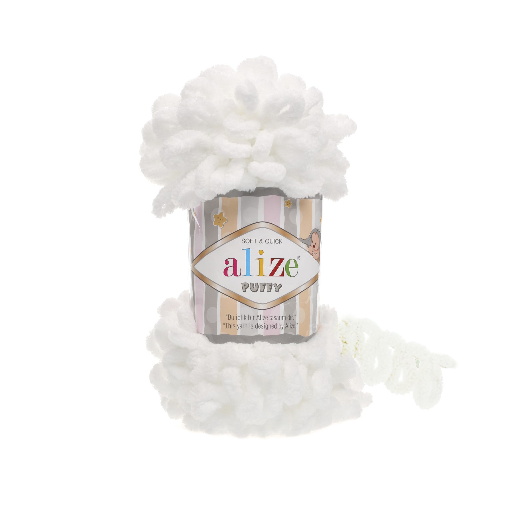 Puffy White 55