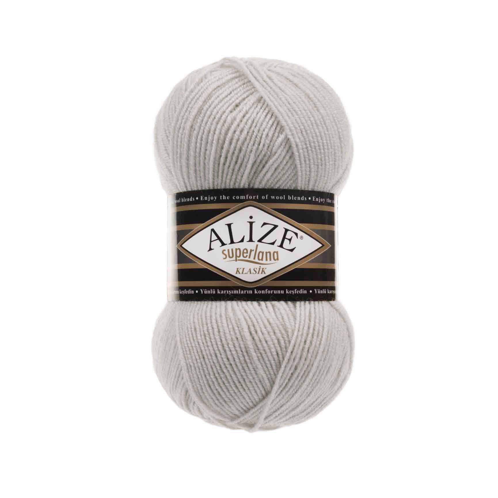 Superlana Klasik Light Grey Melange 208