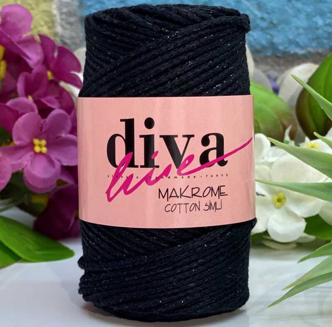 Diva Cotton Lurex Black-Black Sim 2111