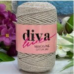 Diva Cotton Lurex  Beige-Silver Sim 2305