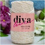 Diva Cotton Lurex  Ecru-Gold Sim 288