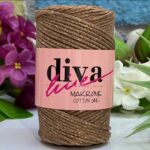Diva Cotton Lurex  Camel-Gold Sim 222